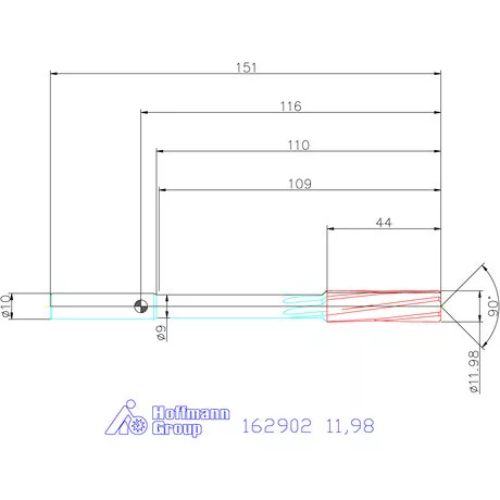 Garant NC dörzsár 11,98 mm