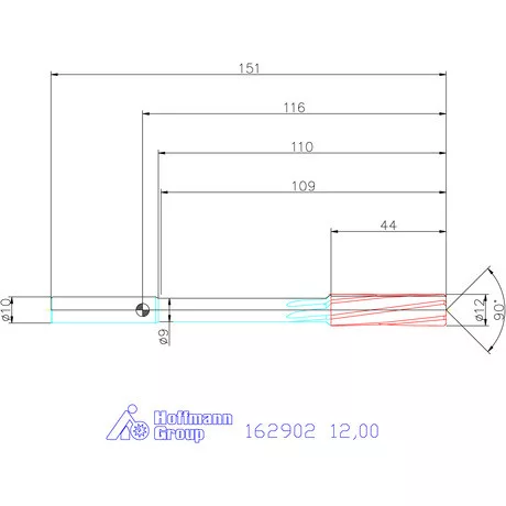 Garant NC dörzsár 12,00 mm