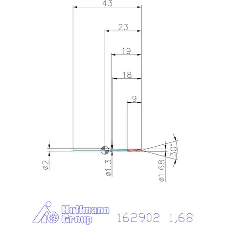 Garant NC dörzsár 1,68 mm