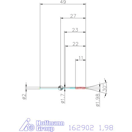 Garant NC dörzsár 1,98 mm