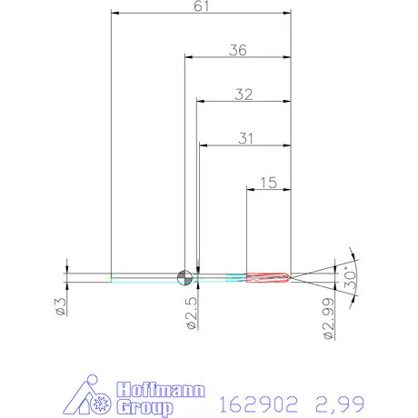 Garant NC dörzsár 2,99 mm