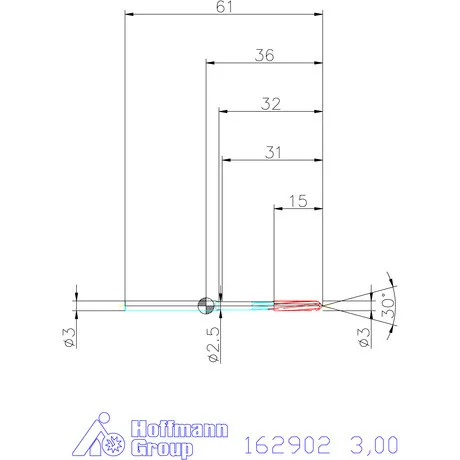 Garant NC dörzsár 3,00 mm