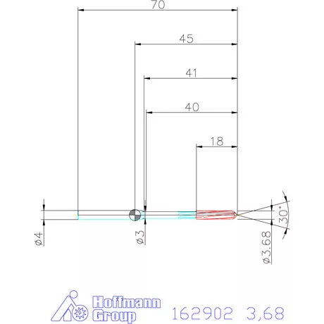 Garant NC dörzsár 3,68 mm