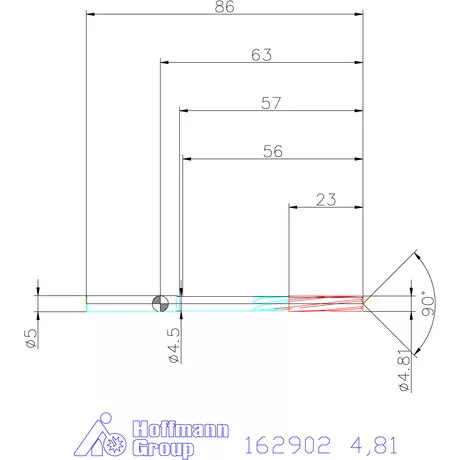 Garant NC dörzsár 4,81 mm