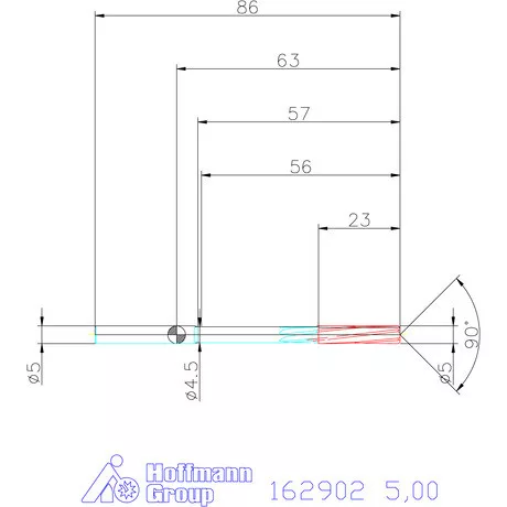 Garant NC dörzsár 5,00 mm