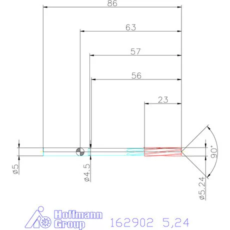 Garant NC dörzsár 5,24 mm