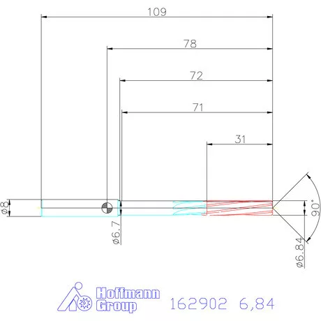 Garant NC dörzsár 6,84 mm