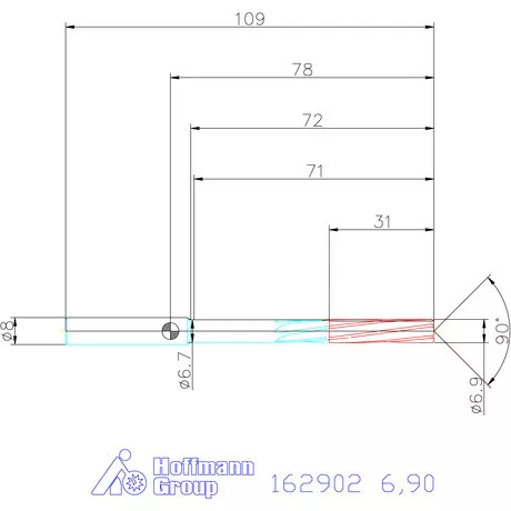 Garant NC dörzsár 6,90 mm