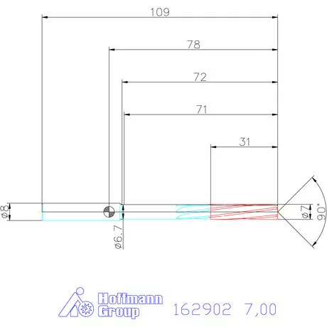 Garant NC dörzsár 7,00 mm
