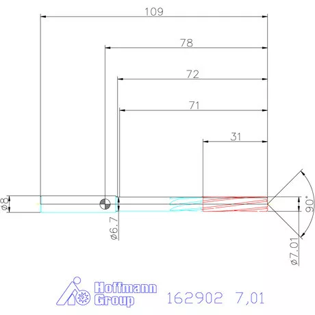 Garant NC dörzsár 7,01 mm