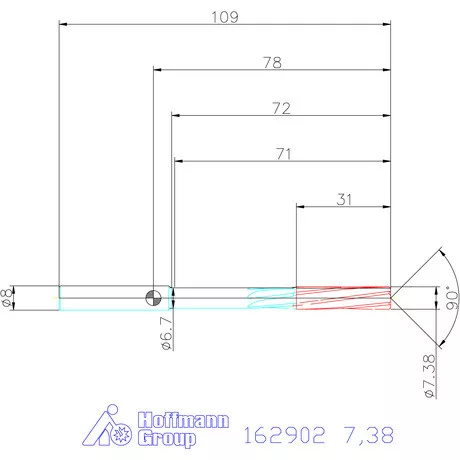 Garant NC dörzsár 7,38 mm