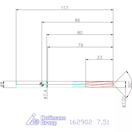 Garant NC dörzsár 7,51 mm