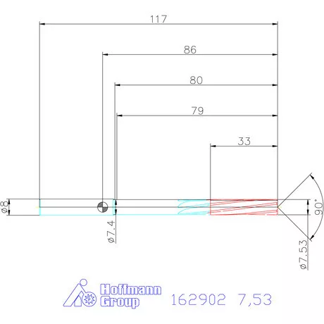 Garant NC dörzsár 7,53 mm