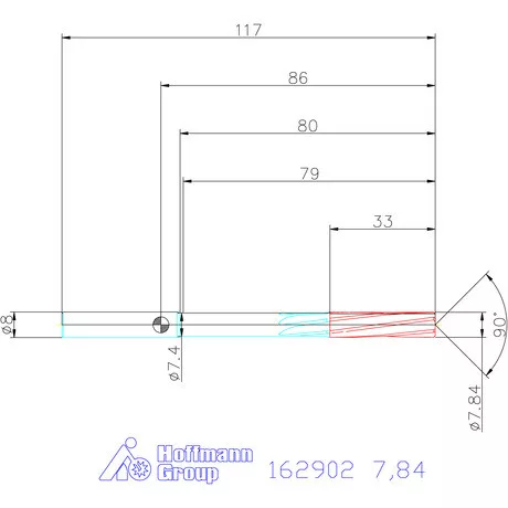 Garant NC dörzsár 7,84 mm