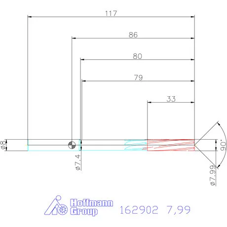 Garant NC dörzsár 7,99 mm
