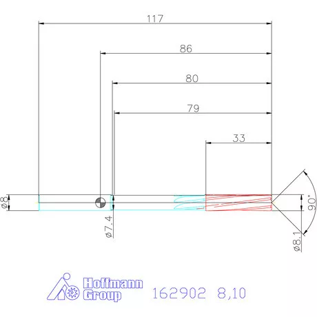 Garant NC dörzsár 8,10 mm