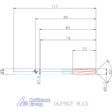 Garant NC dörzsár 8,13 mm