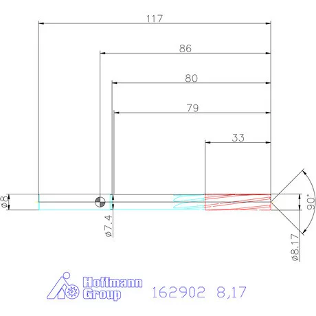 Garant NC dörzsár 8,17 mm