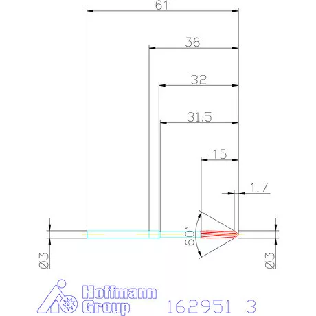 Garant NC dörzsár konfigurálható 3 mm