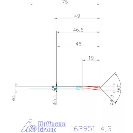 Garant NC dörzsár konfigurálható 4,3 mm