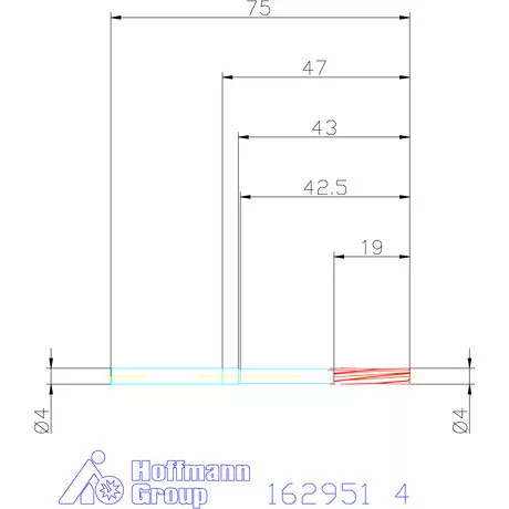 Garant NC dörzsár konfigurálható 4 mm