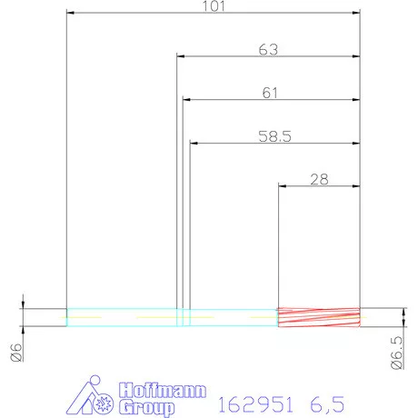 Garant NC dörzsár konfigurálható 6,5 mm
