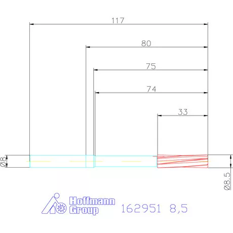 Garant NC dörzsár konfigurálható 8,5 mm