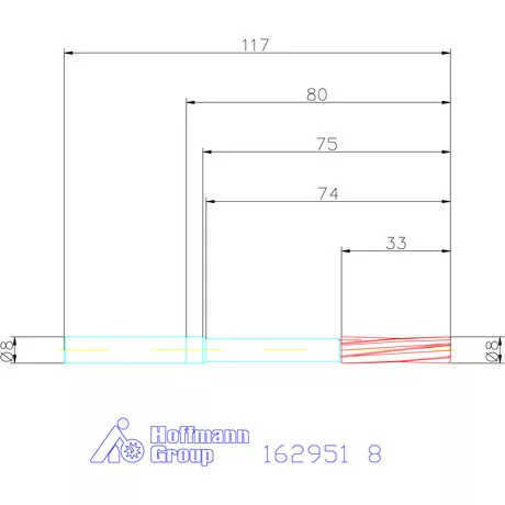 Garant NC dörzsár konfigurálható 8 mm