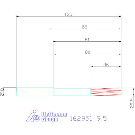 Garant NC dörzsár konfigurálható 9,5 mm