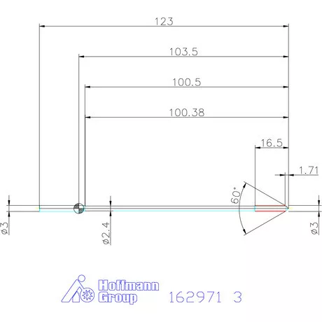 Garant NC dörzsár extra hosszú H7 3 mm