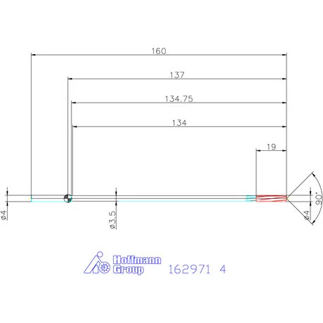 Garant NC dörzsár extra hosszú H7 4 mm