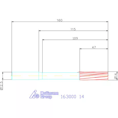 Garant Gépi dörzsár H7 14 mm