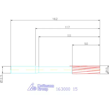 Garant Gépi dörzsár H7 15 mm