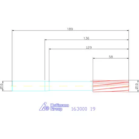Garant Gépi dörzsár H7 19 mm