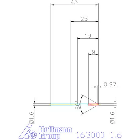 Garant Gépi dörzsár H7 1,6 mm