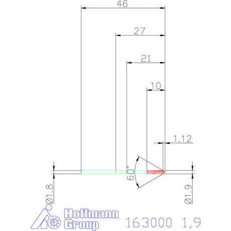 Garant Gépi dörzsár H7 1,9 mm