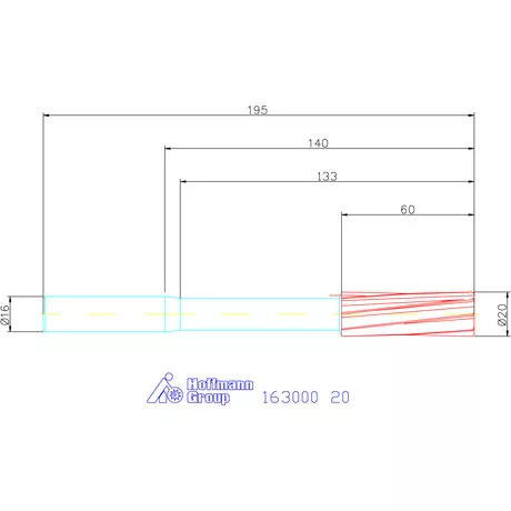 Garant Gépi dörzsár H7 20 mm