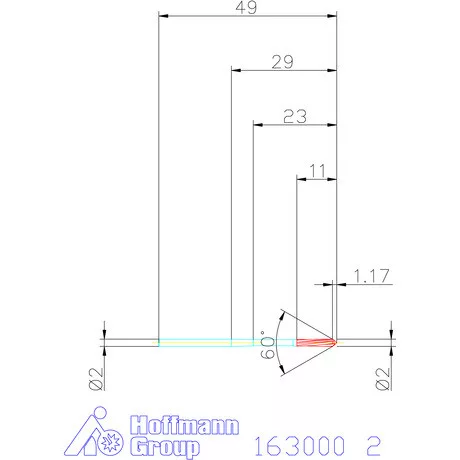 Garant Gépi dörzsár H7 2 mm