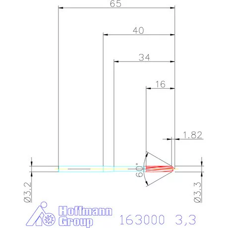 Garant Gépi dörzsár H7 3,3 mm