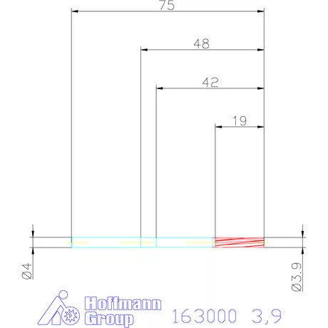 Garant Gépi dörzsár H7 3,9 mm