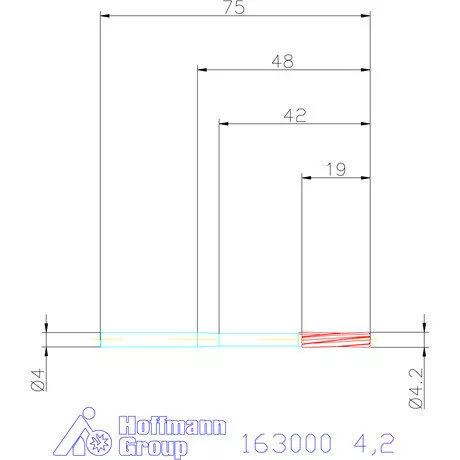 Garant Gépi dörzsár H7 4,2 mm