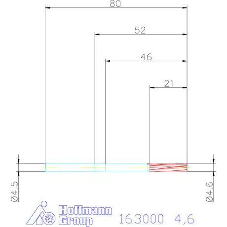 Garant Gépi dörzsár H7 4,6 mm