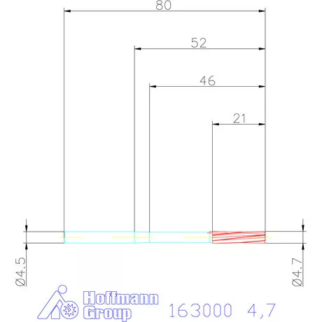Garant Gépi dörzsár H7 4,7 mm
