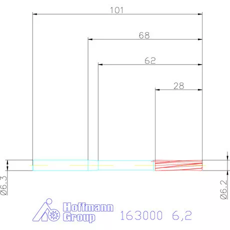 Garant Gépi dörzsár H7 6,2 mm