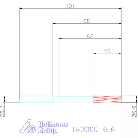 Garant Gépi dörzsár H7 6,6 mm
