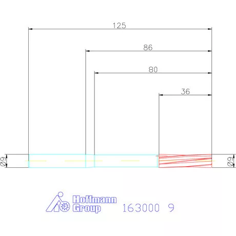 Garant Gépi dörzsár H7 9 mm