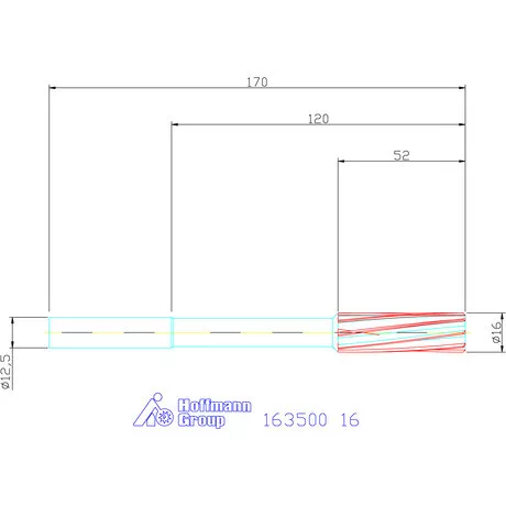Garant Gépi dörzsár H7 16 mm