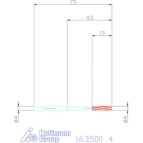 Garant Gépi dörzsár H7 4 mm
