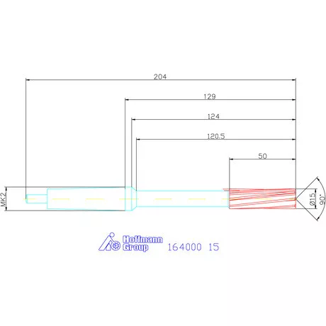 Holex Gépi dörzsár H7 15 mm