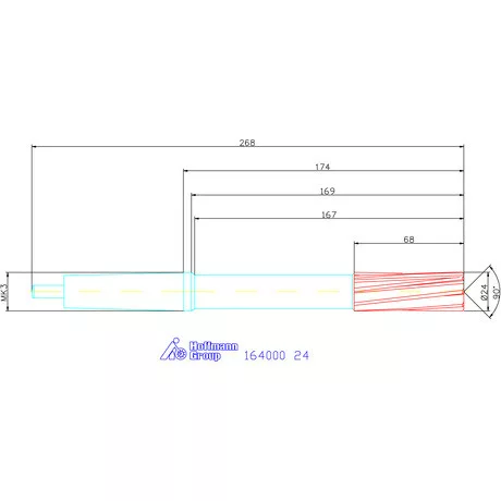 Holex Gépi dörzsár H7 24 mm